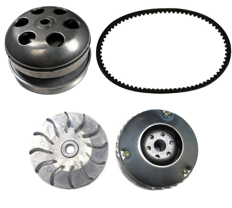 Front and Rear Clutch with Belt Fits Hammerhead GTS 250 and SS 250 Go Karts