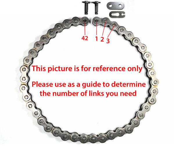 Chain #420 Sold Per Link. Click More Info Below for Details.