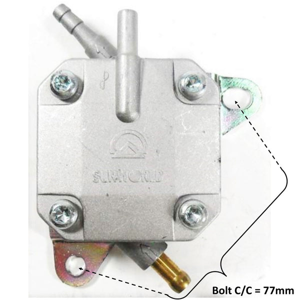 FUEL PUMP (Sunworld)  Bolt holes Ctr to Ctr=77mm