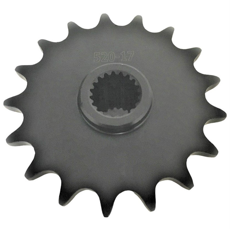 Front Sprocket #520 17th  Splines=19, ID=20mm  Total Width=37mm