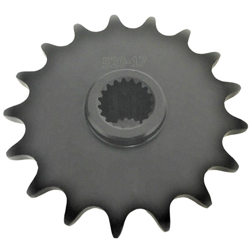 Front Sprocket #520 17th  Splines=19, ID=20mm  Total Width=37mm