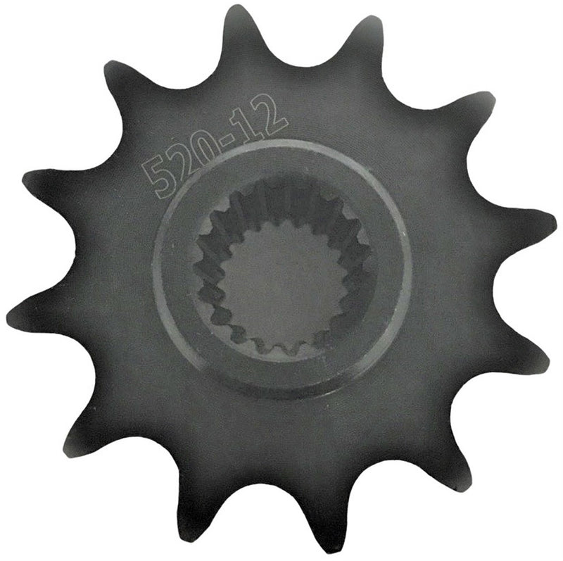 Front Sprocket #520 12th  Splines=19, ID=20mm  Total Width=37mm
