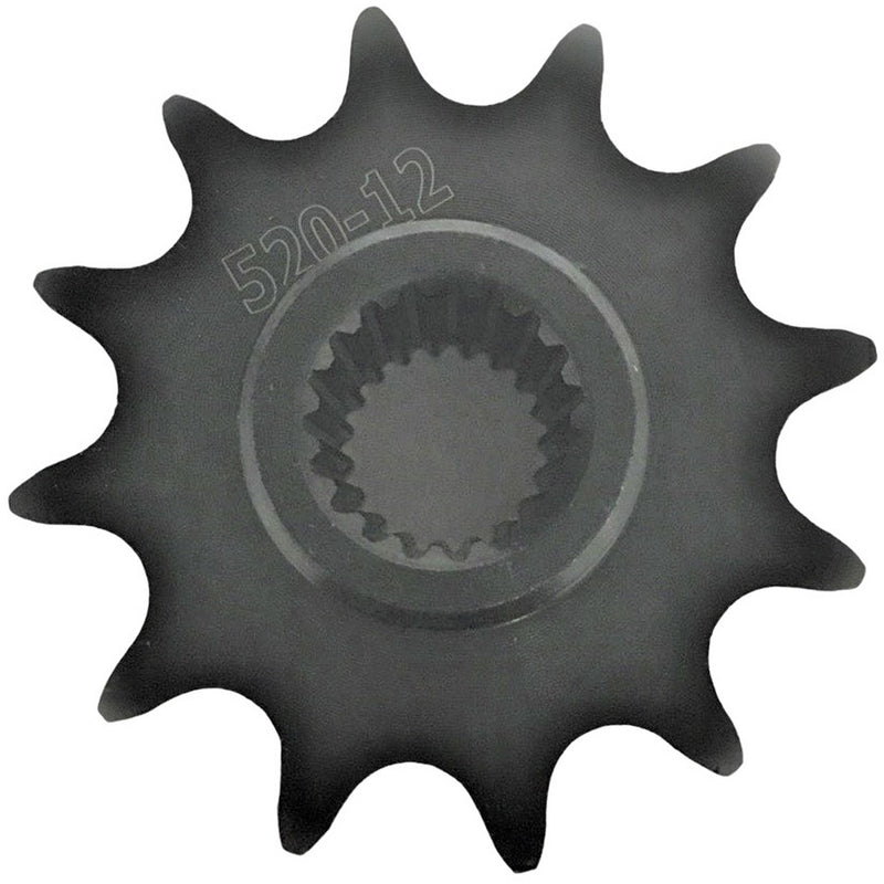 Front Sprocket #520 12th  Splines=19, ID=20mm  Total Width=37mm