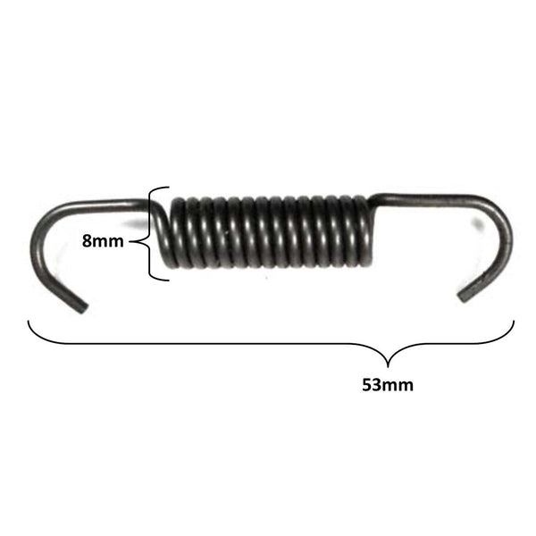 BRAKE RETURN SPRING  L=53mm OD=8mm Sold Per Pc