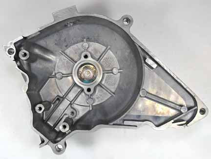 LEFT CRANKCASE COVER BLACK - MPN - 11400-FYBF-40B