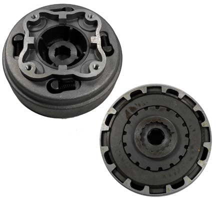 Clutch (Semi Auto)  Clutch OD=116  Shaft=17mm 17th Gear  Fits Most Kids ATVs, Dirtbikes