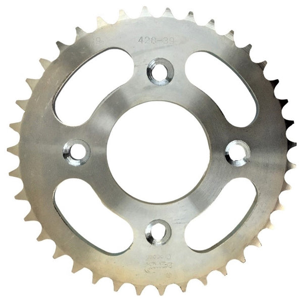 Rear Sprocket #428 39th  Bolt Pattern=4x64mm  Hole ID=58mm  Fits Tomberlin 110cc Dirtbike