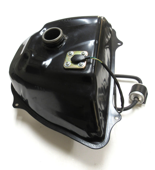 Gas Tank - Tomberlain SDX 600  Fuel level plug=2pin / 2pin jack  Fuel pump=2pin / 4pin jack  Gas filler OD=58mm  Bolts Front to Back=12