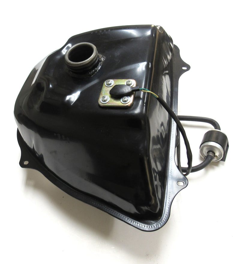 Gas Tank - Tomberlain SDX 600  Fuel level plug=2pin / 2pin jack  Fuel pump=2pin / 4pin jack  Gas filler OD=58mm  Bolts Front to Back=12