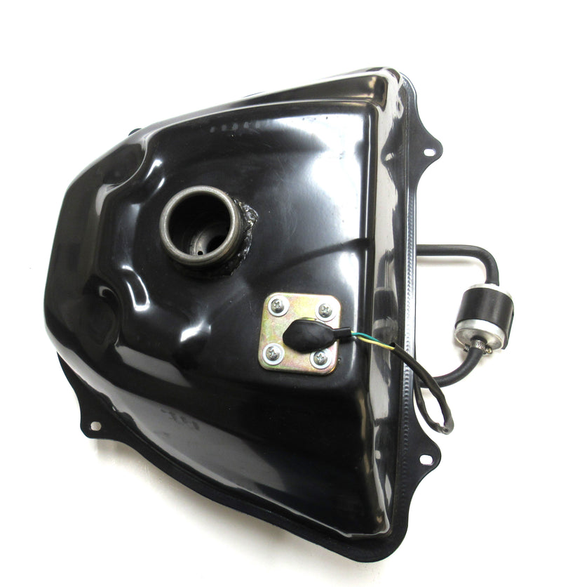 Gas Tank - Tomberlain SDX 600  Fuel level plug=2pin / 2pin jack  Fuel pump=2pin / 4pin jack  Gas filler OD=58mm  Bolts Front to Back=12