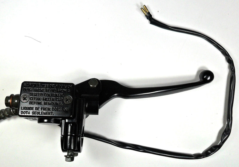 Front Brake Assembly  49-150c Chinese Scooters + Some Mopeds  Line=36in 2 wires  Caliper bolts c/c=43 L=100 W=70mm