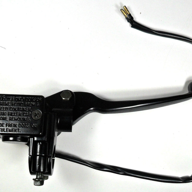 Front Brake Assembly  49-150c Chinese Scooters + Some Mopeds  Line=36in 2 wires  Caliper bolts c/c=43 L=100 W=70mm