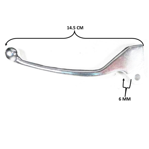 BRAKE LEVER (Left Hand) Chrome  L=14.5cm W=6mm