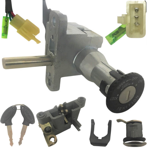 Ignition Switch (seat release type)  3/3 FM Jack, 1 bullet connector  Bolt holes c/c=59mm