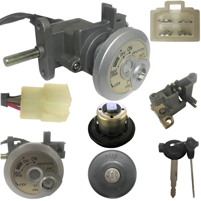 Ignition Switch (seat release type)  4/4 FM Jack  Bolt holes c/c=50mm  Shaft L=33mm
