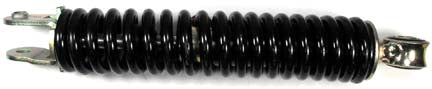 Rear Shock  Eye c/c= 10in Spring Ht=7 1/2in Spring OD= 44mm Spring Thickness= 10mm  Bolt ID Top=10.3mm Bottom= 6.7mm