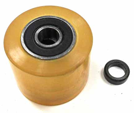 PLASTIC ROLLER WITH BEARING  ID-8mm, OD-34.6mm, WIDTH-28mm  Fits Alpha Sports (Tomberlin) TX220 ATV