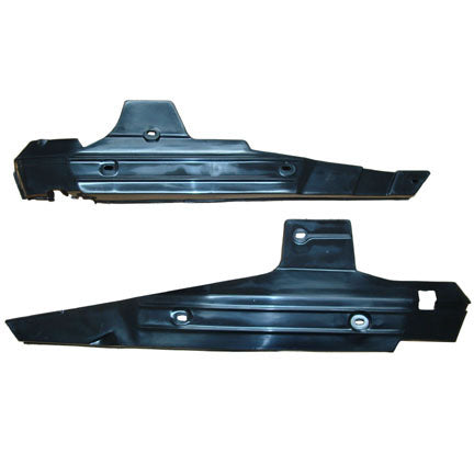 Puch Maxi SIDE COVER SET  Black Plastic