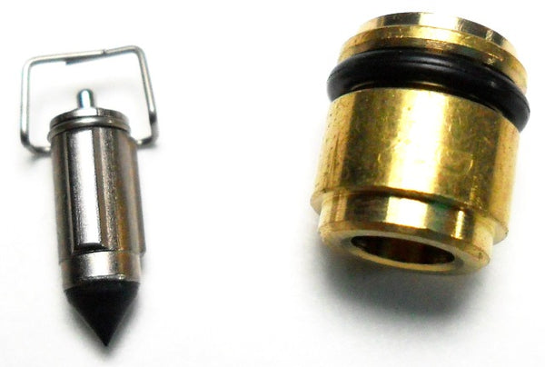 Mikuni Style 18mm 2 Stroke Needle Valve and Seat  Fits E-Ton Impuls TXL50, TXL90, Lightning AXL50, Thunder AXL90, Sierra DXL90, Viper RXL50-70-90cc ATVs, 49cc Beamer, Matrix 50 Scooters, Polaris, Alpha Sports, Dinli, etc