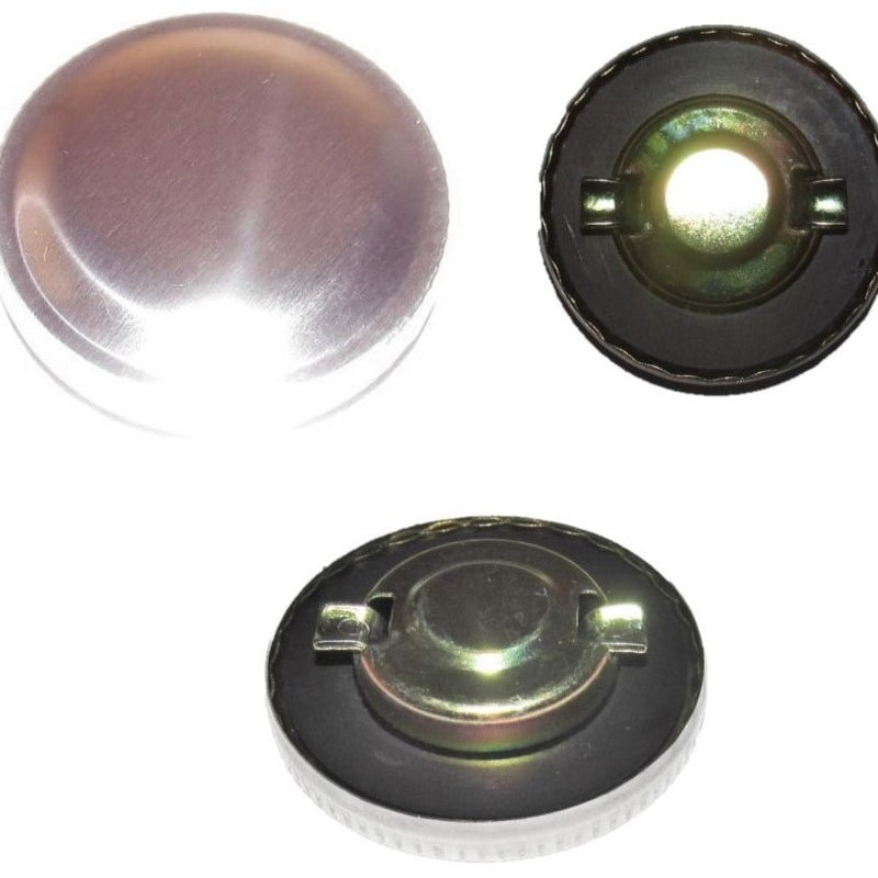 GAS CAP  38mm Chrome  Top Tank Mopeds  Fits Tomos Puch Garelli + more