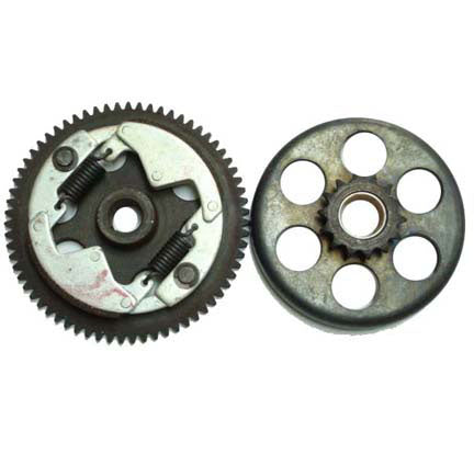 Rear Clutch  49cc 2 Stroke ATVs, Scooters  Bell ID= 100mm Shaft=20mm  Kasea, Sundiro + more