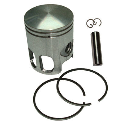PISTON KIT 49cc 2-stroke Fits E-Ton Impuls TXL50, Lightning AXL50, Viper RXL50cc ATVs + 49cc Beamer, Matrix 50 Scooters Polaris, Alpha Sports, Dinli, Jog, Vento + More  B=40 Pin=10 H=49  Ctr Pin To Top = 26mm