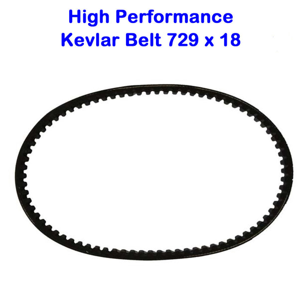 Belt 729x17.5x30  Kevlar  Fits Many Chinese GY6 49-150cc ATVs, GoKarts, and 4 stroke Scooters With 12 & 13