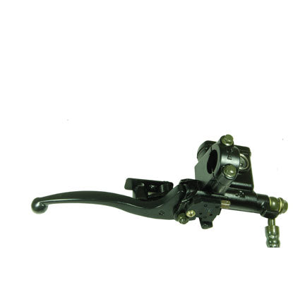 Rear Brake Assembly  Fits Most Chinese Mini ATVs  Caliper Bolts Ctr to Ctr 63mm  Line L= 55 inches  Caliper L=85 W=77