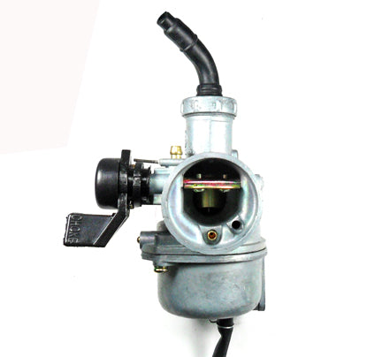 PZ22 Carburetor  Manual Choke  50-125cc ATV, Dirtbike  Intake ID=21 Air Box OD=38mm Bolts c/c=48mm