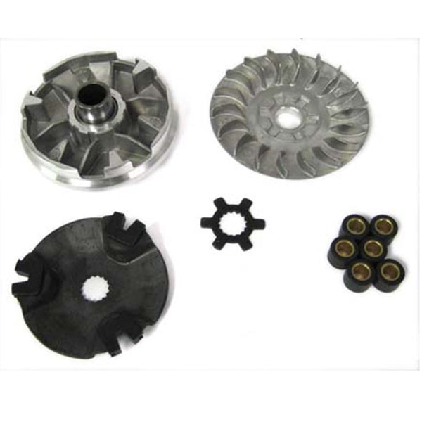 VARIATOR KIT Shaft=13mm  Fits E-Ton Impuls TXL50, Lightning AXL50, Viper RXL50cc ATVs + 49cc Beamer, Matrix 50 Scooters Polaris Alpha Sports Dinli Jog CPI Vento 50cc ATVs & Scooters