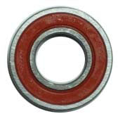 Ball Bearing 6002RS  ID=15 OD=32 W=9  Sold Per Pc  The rubber shield color may vary from our picture