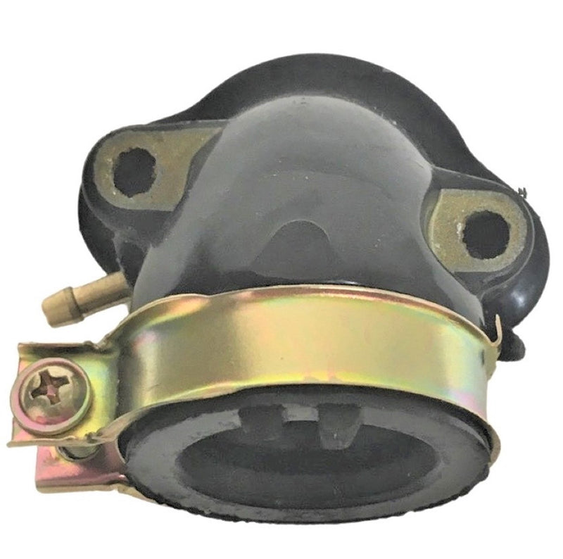 INTAKE MANIFOLD Fits GY6-125, GY6-150 ATVs, GoKarts, Scooters, UTVs ID=22 ID=32 Bolts C/C=45mm Bolt Height=34mm 2 Nipple