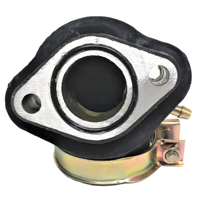 INTAKE MANIFOLD Fits GY6-125, GY6-150 ATVs, GoKarts, Scooters, UTVs ID=22 ID=32 Bolts C/C=45mm Bolt Height=34mm 2 Nipple