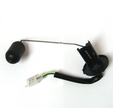 Fuel Level Sending Unit  Round 48mm 2 Pin Jack  Rod 30mm to 45d turn, then  102mm to 45d turn, 15mm to Float