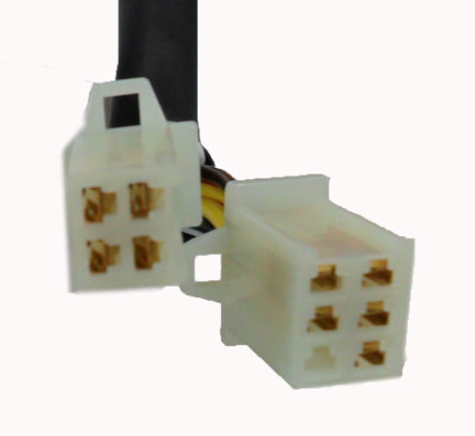 Handlebar Switch (Left Hand)  Manual Choke Lever  4 Pins in 4 Pin Male Jack + 5 Pins in 6 Pin Male Jack