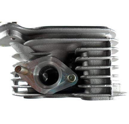 Cylinder Head Type 2  GY6-150 ATVs, GoKarts, Scooters H=73 B=57 Exhaust Angle 12deg (with valves and springs) Fits E-Ton Sport 150, Tomos Nitro 150, + More