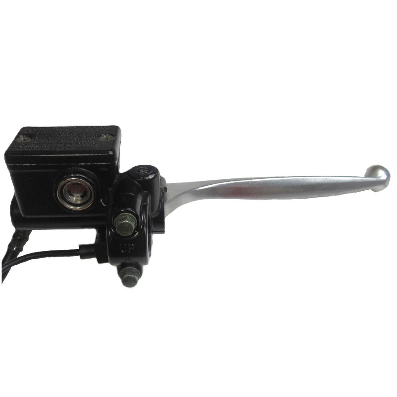 Front Brake Assembly  Fits ETON Beamer + many other Scooters & Mopeds  Line=36in 2 wires  Caliper bolts c/c=43 L=101 W=65mm  Note: The brake caliper color may vary from our pictures