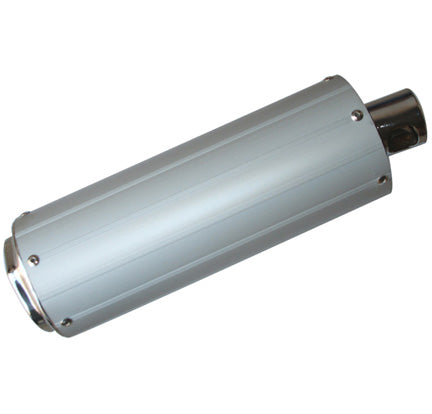 EXHAUST CANISTER  GY6-50 QMB139 49cc Chinese Scooter Motors   Length=14.5