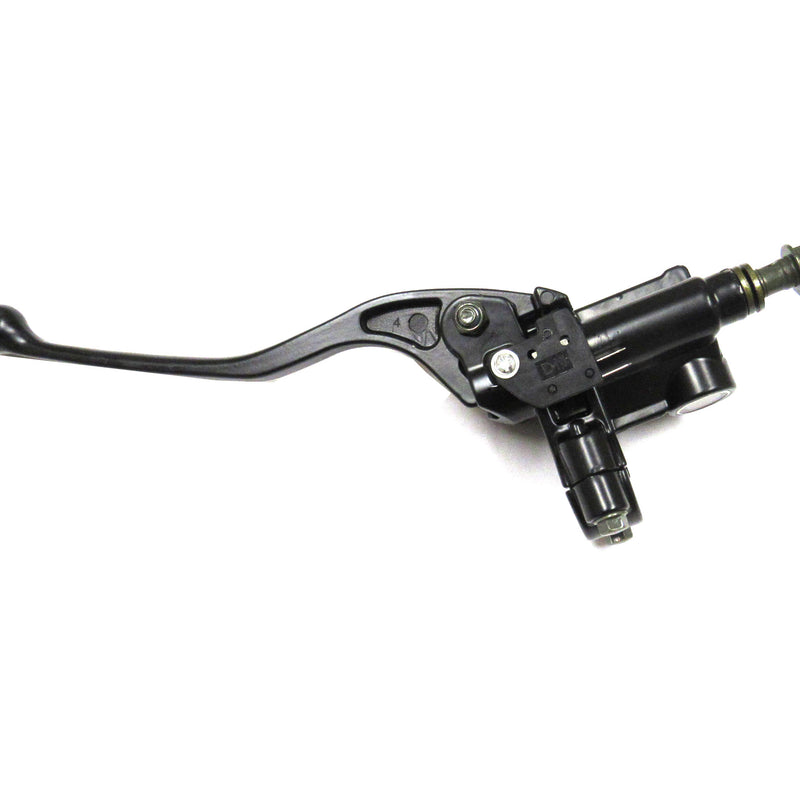 RIGHT SIDE FRONT BRAKE LEVER & MASTER CYLINDER w/8mm MIRROR MOUNT  Fits Many 49-150cc Scooters