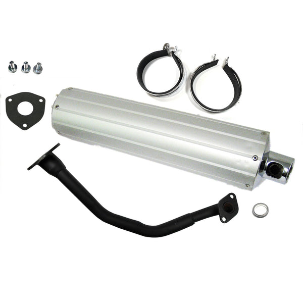GY6-125, GY6-150 Chinese Scooters Exhaust Pipe  Length=17