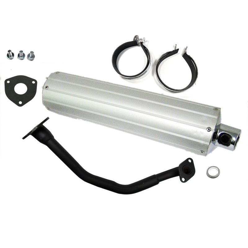 GY6-125, GY6-150 Chinese Scooters Exhaust Pipe  Length=17