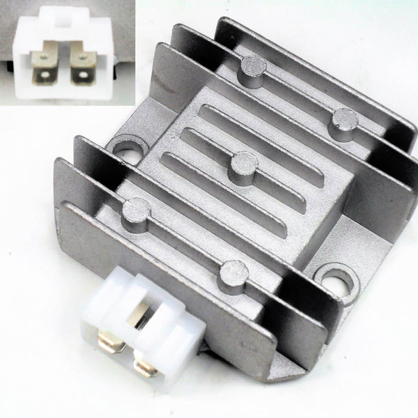 Voltage Regulator Rectifier 110-125cc Chinese ATV, SCOOTERs  4 Pins in 4 Pin Jack 66x72  Bolts Ctr to Ctr 55mm
