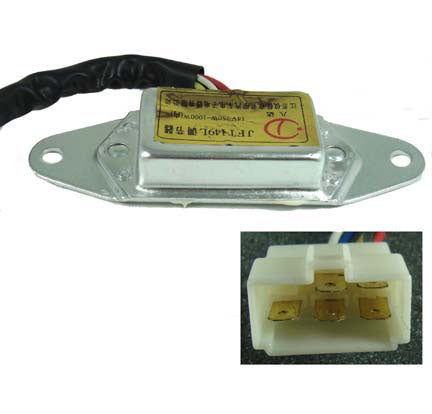 Voltage Regulator Rectifier 650cc UTV Side by Sides  5 Pins in 6 Pin Jack  120x40, Bolts Ctr to Ctr 115mm