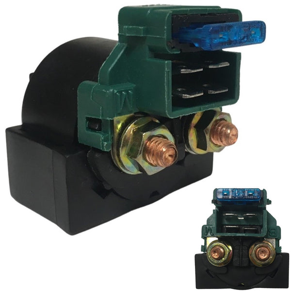 STARTER RELAY W/15 A FUSE  Fits Many Chinese Scooters, ATVs, UTVs  4 Pins in 4 Pin Jack