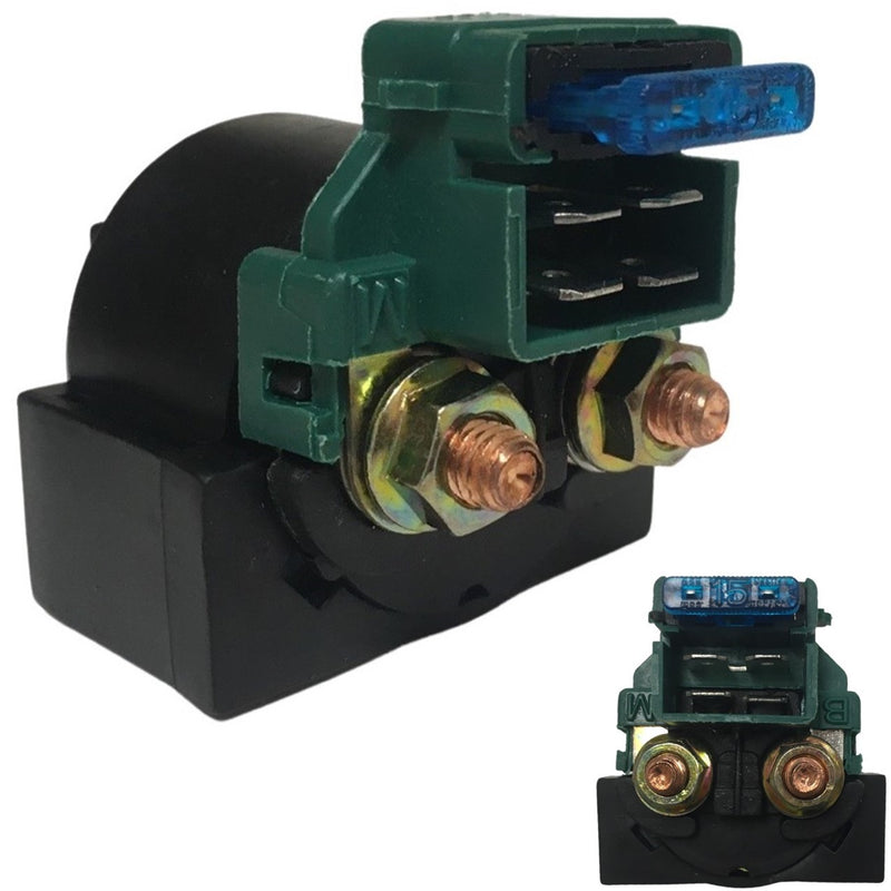 STARTER RELAY W/15 A FUSE  Fits Many Chinese Scooters, ATVs, UTVs  4 Pins in 4 Pin Jack