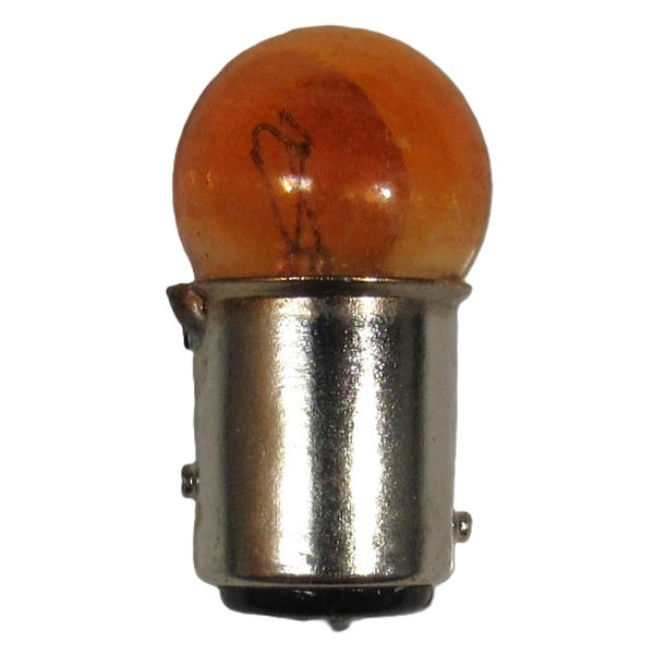 12V 10/5W AMBER Bulb  2 Terminal 15mm Base