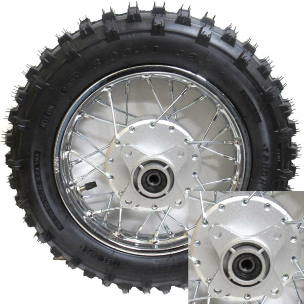 Rear Wheel with TireRim=1.85x12 Tire=3.00x12Disc BrakeSide 1 Bolts Cross C/C=68mmSide 2=66mm, Axle ID=12mm Seal 20x37x7x6