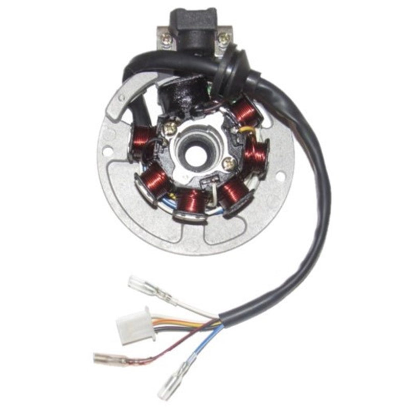 STATOR 49cc 2 Stroke  Fits Many Chinese Scooters  7 Coil 3 Pin in 3 Pin Jack + 3 Wires