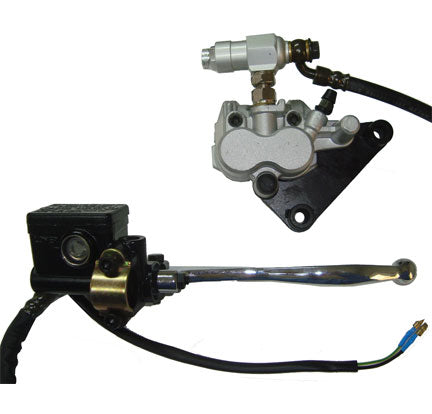 Front Brake Assembly  Fits Many Chinese Scooters  Brake Line L= 45