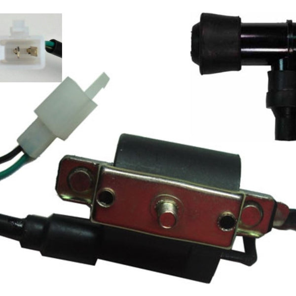 Ignition Coil  Plug Cap=90deg, 16